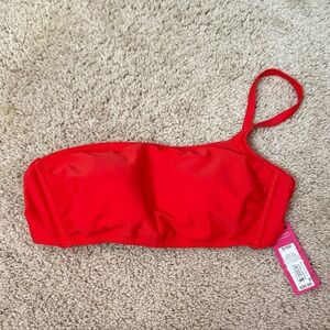 Xhilaration Bright Red Bikini Top